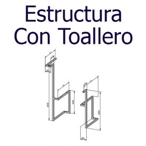 Estructura Toallero MB Tirador Izdo