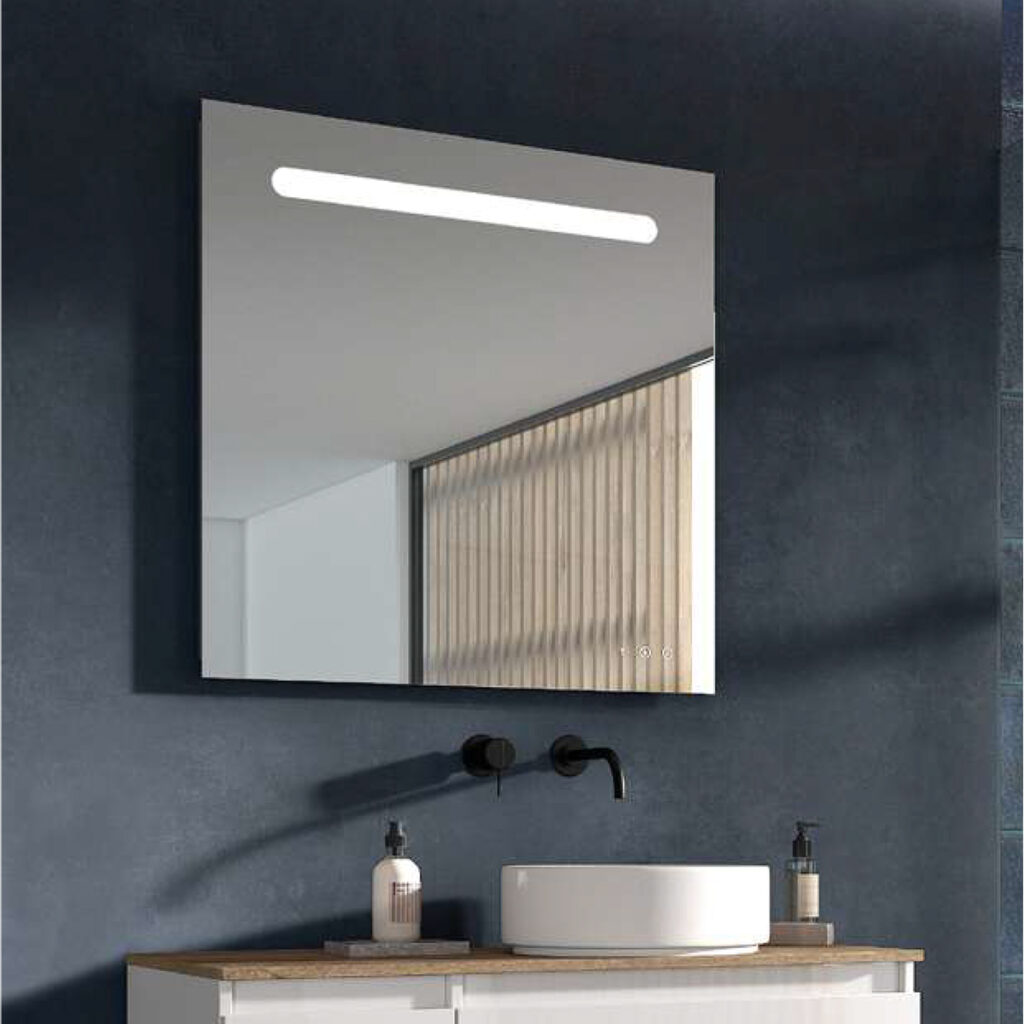 Espejo De Baño Retro-iluminado SOUL (Antivaho - Sensor - Bluetooth) -  Muebles de Baño Los Pedroches